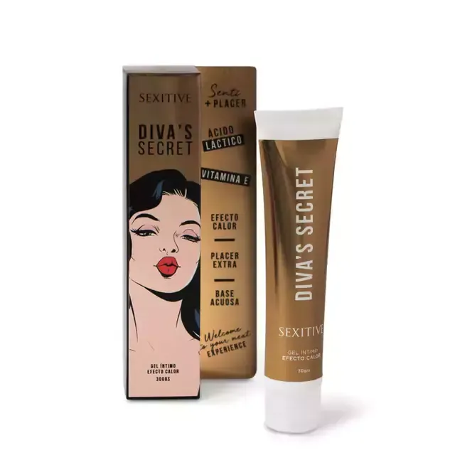 Gel íntimo Sexitive Divas Secret efecto calor 30 g