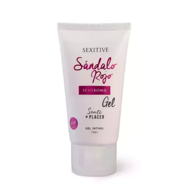 Gel íntimo Sexitive Sensbomb Sándalo Rojo 70 g