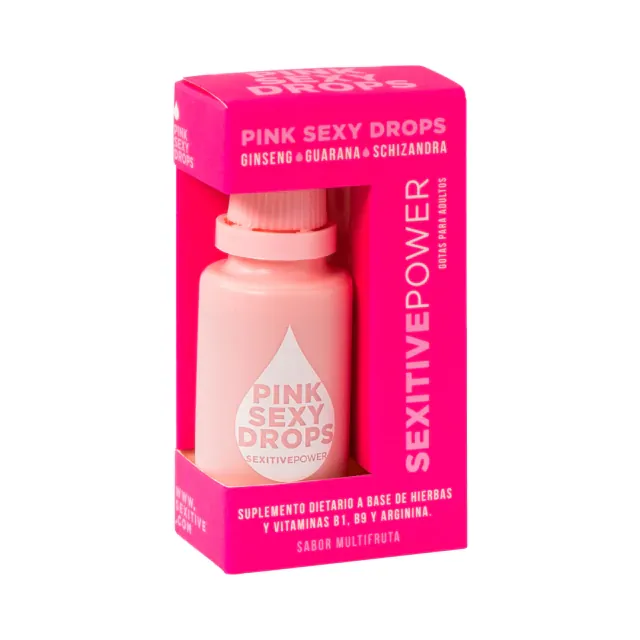 Pink Sexy Drops – Suplemento Íntimo Femenino Sabor Multifruta